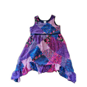 1989 Place Patchwork Dress Girls XL/14 GUC
